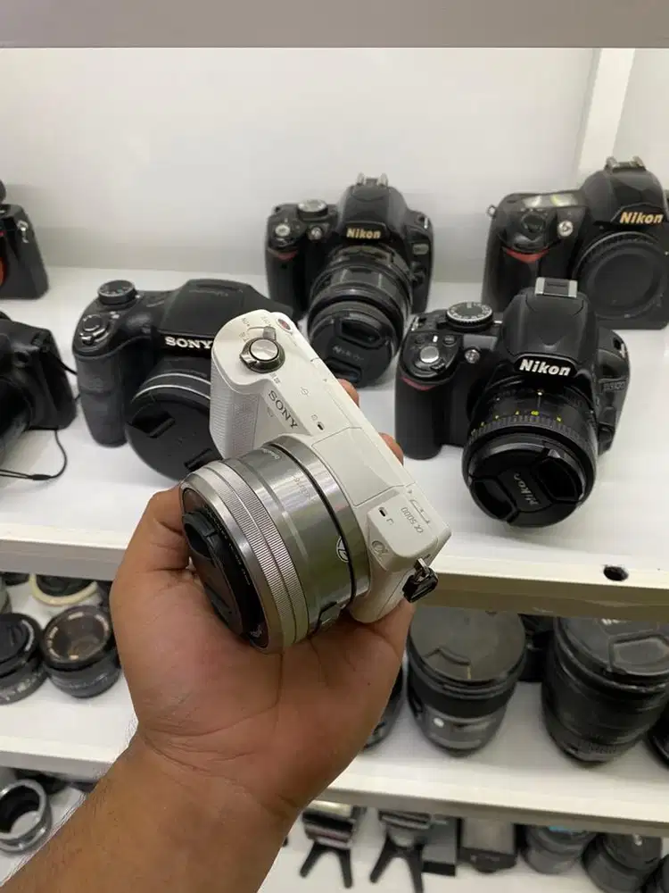 Kamera mirorles sony A5000 lensa kit normal fullset box