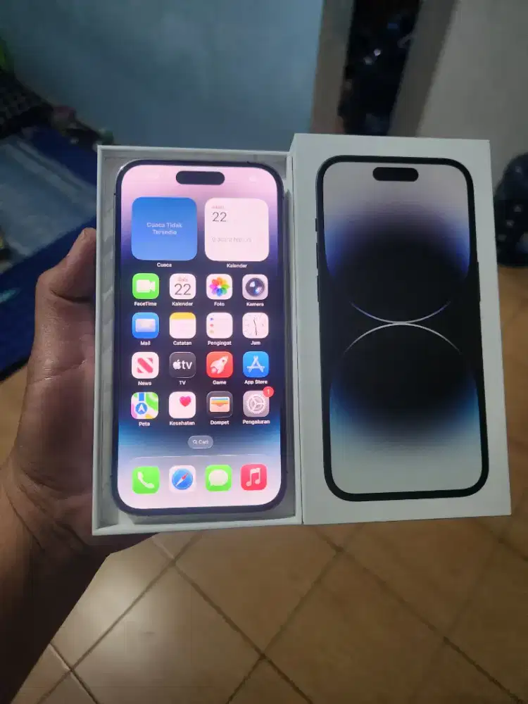 Iphone 14 pro 128 ibox fulset ori