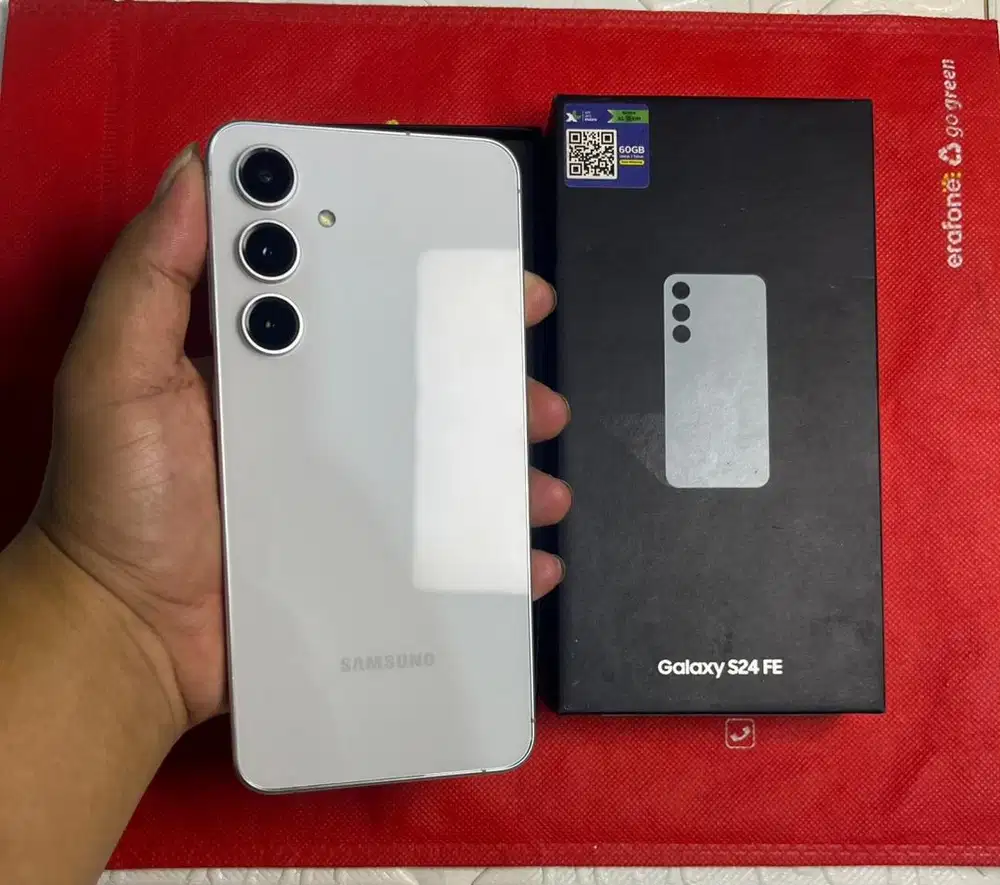 Galaxy S24Fe Ram 8/256 fullset mulus