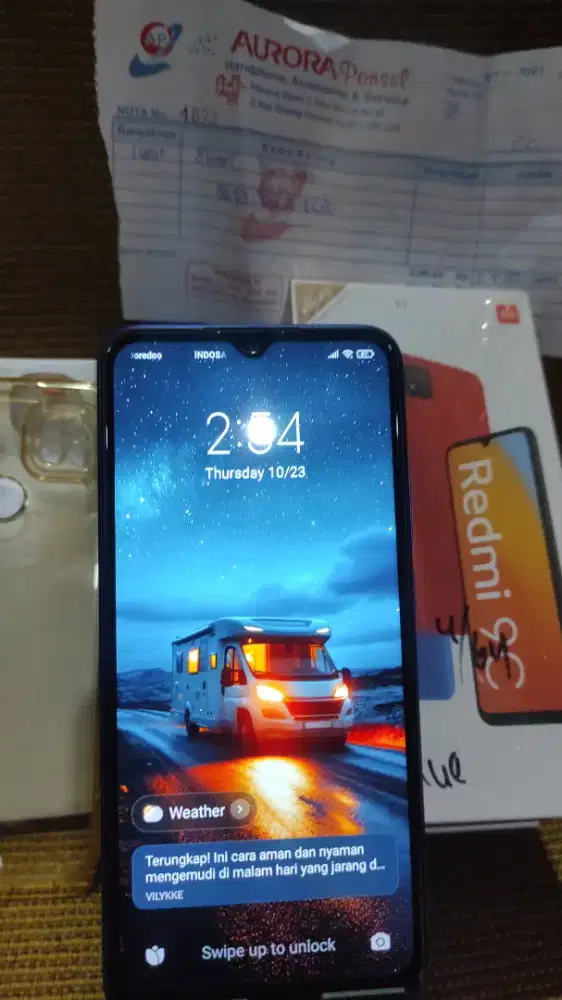 Redmi 9C original 4/64 Nominus FULLSET nota pembelian