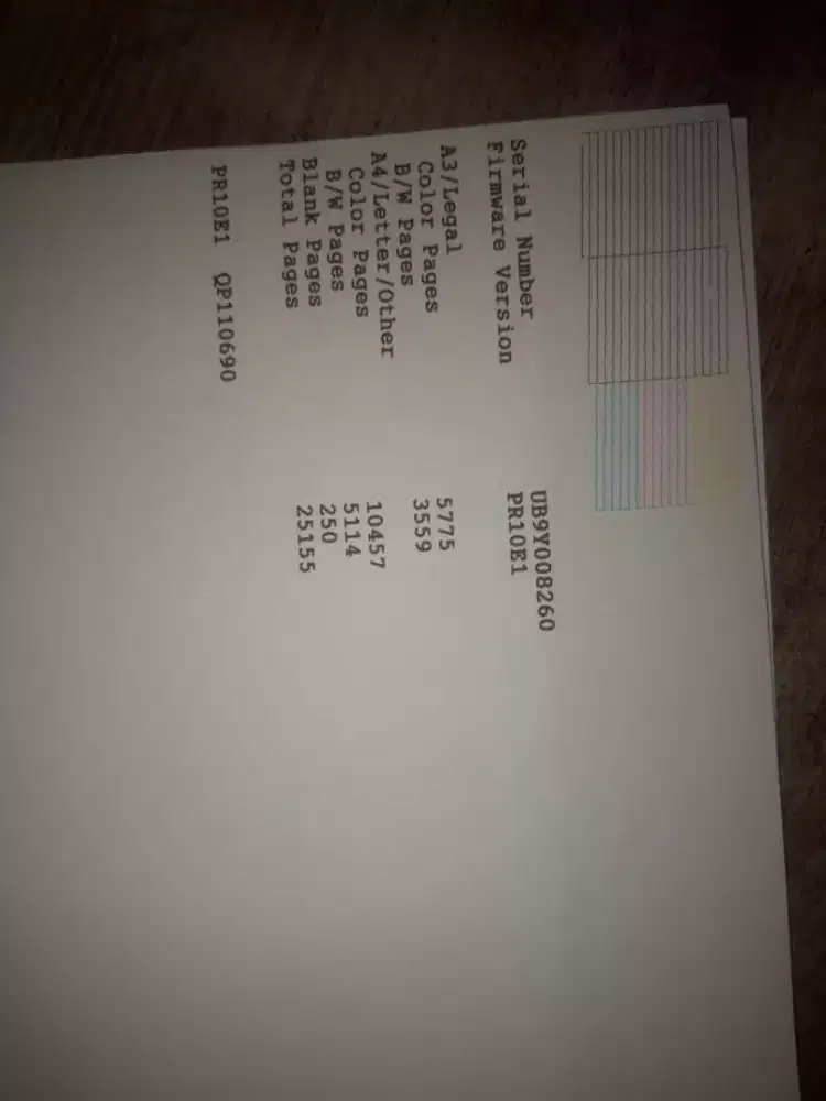 Epson printer l1300 a3 sudah siap pake second+tinta baru