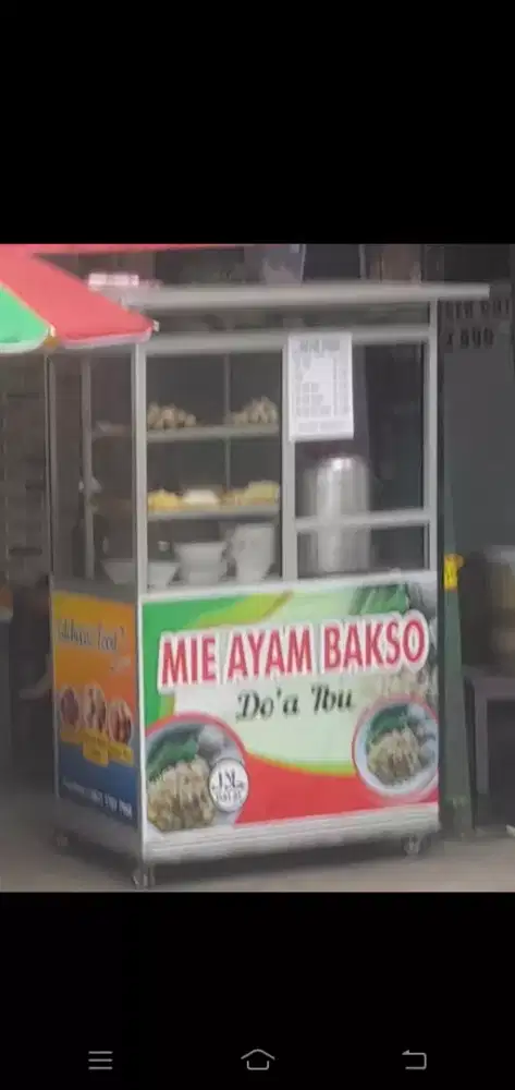 Di jual gerobak bekas dagang