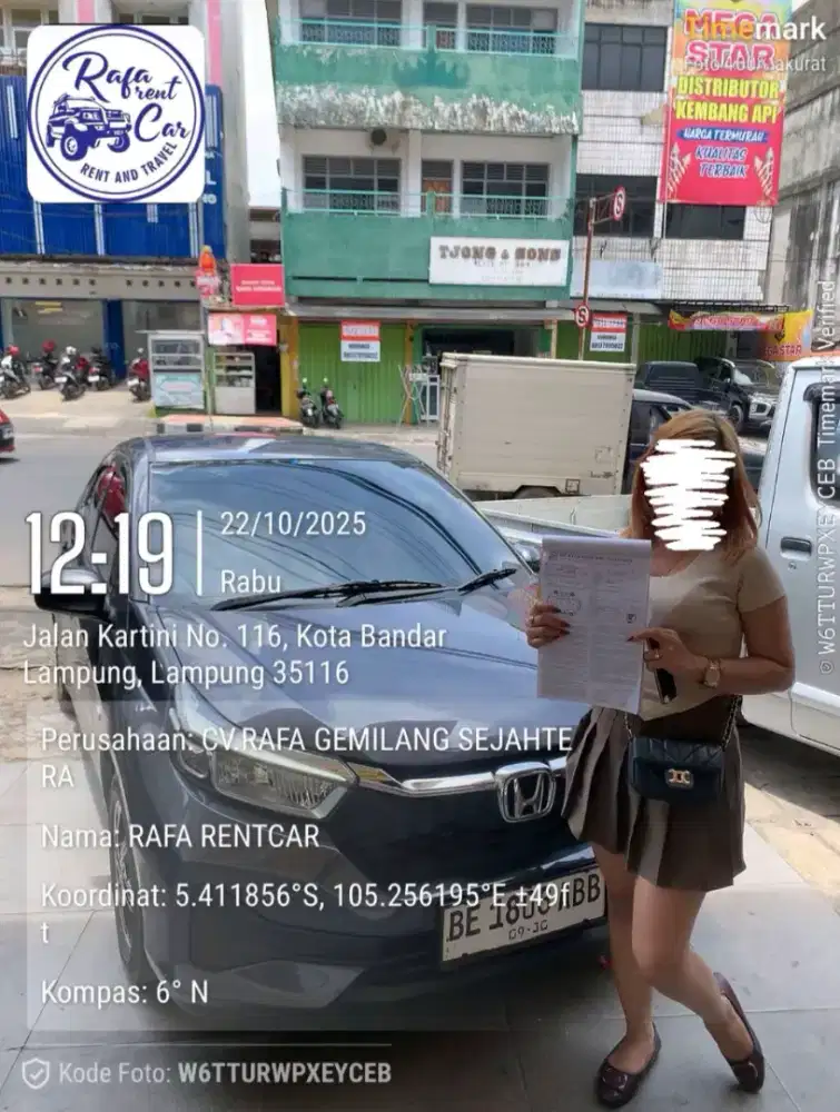 Rental Mobil Tanjung Senang B.Lampung