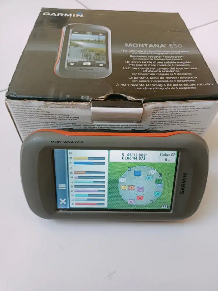 GPS Garmin Montana 650 bercamera