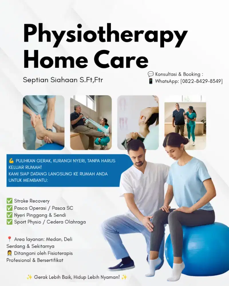 Layanan Fisioterapi Homecare Medan & Sekitarnya
