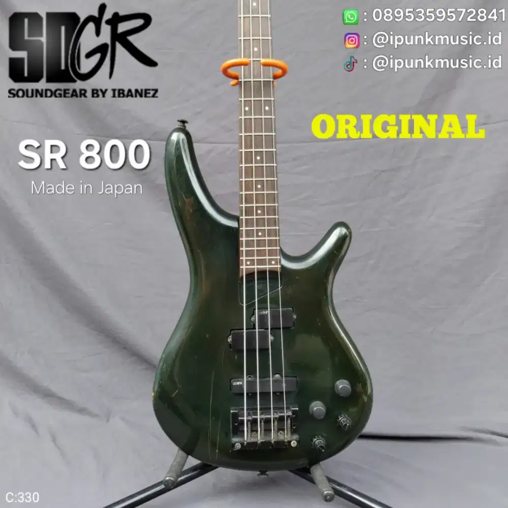 IBANEZ SDGR SR800 JAPAN SUPER RARE 1997 Bass Elektrik active 4 strings