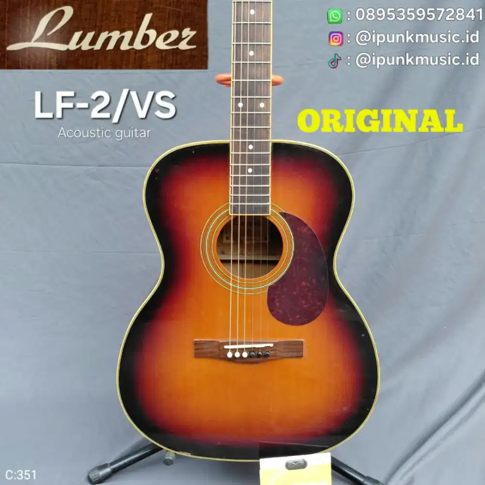 Lumber LF-2/VS Original Gitar Akustik Brand Japan rare