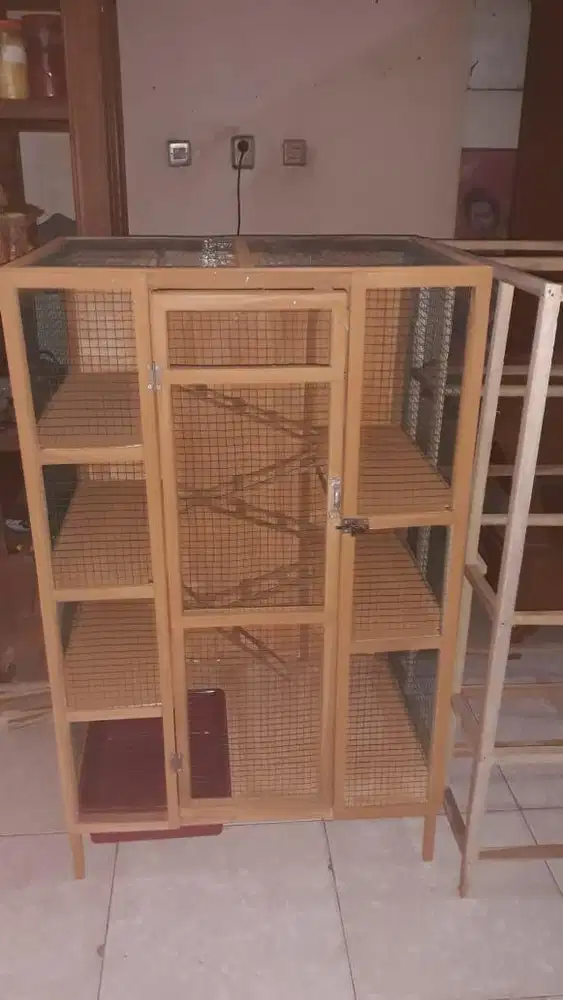 KANDANG KUCING TINGKAT | FREE LITTERBOX