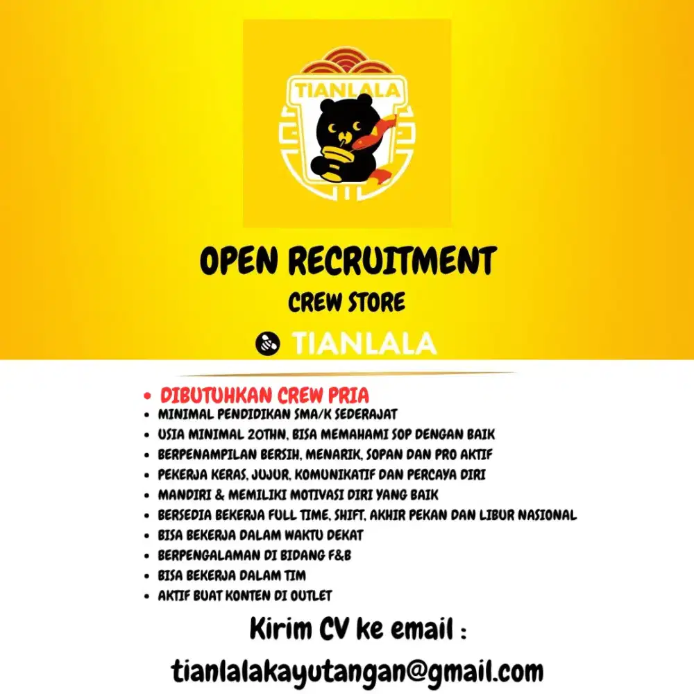 Opening Crew Store