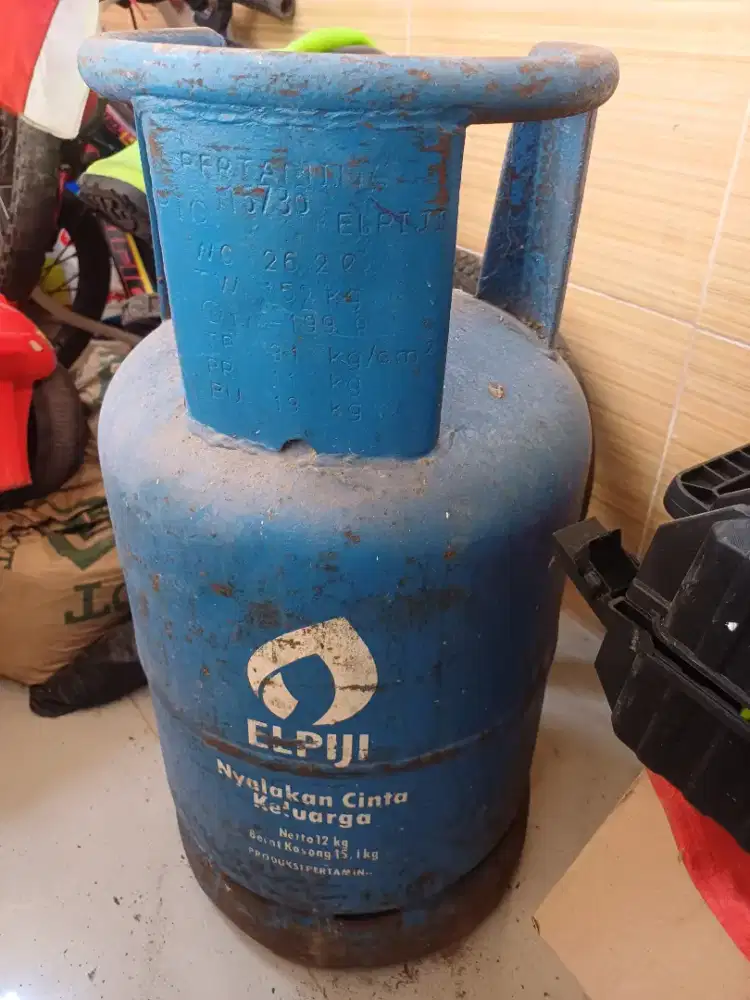 Tabung Gas LPG 12 kg Biru Kosong Tanpa Isi
