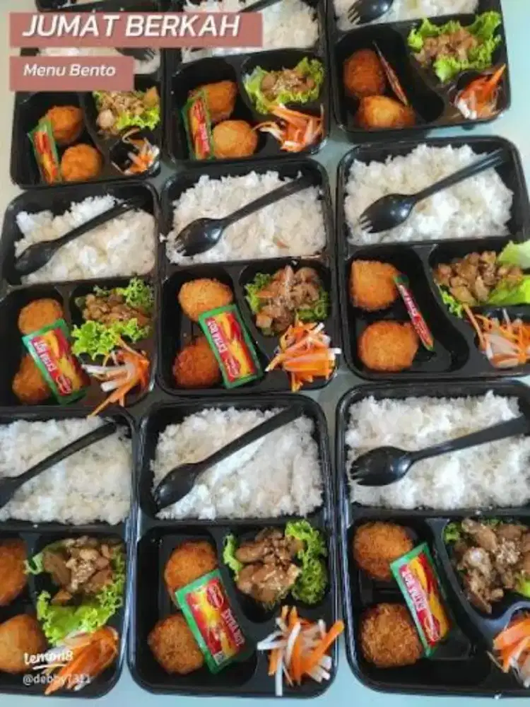 Aneka nasi bento murah