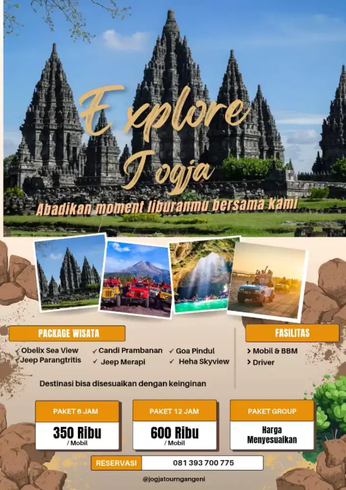 Paket Wisata Tour Jogja