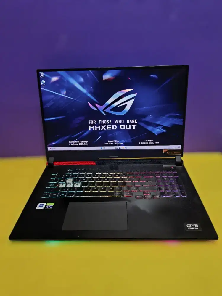 ASUS ROG STRIX RAM 16GB SSD 512GB RTX 3050 Ti Siap Rendering