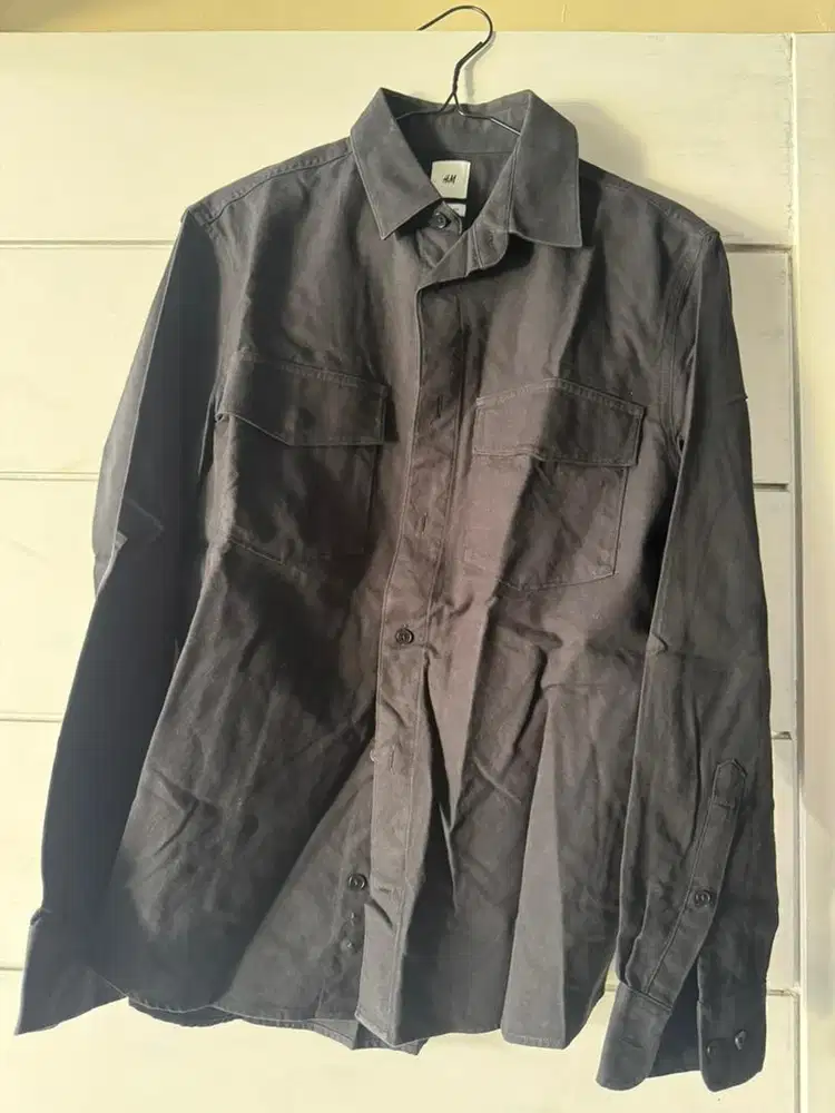 Kemeja Hitam HnM Ori