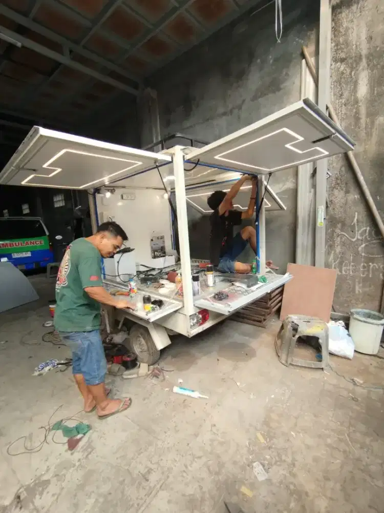 Tvs king bajaj moko foodtruck