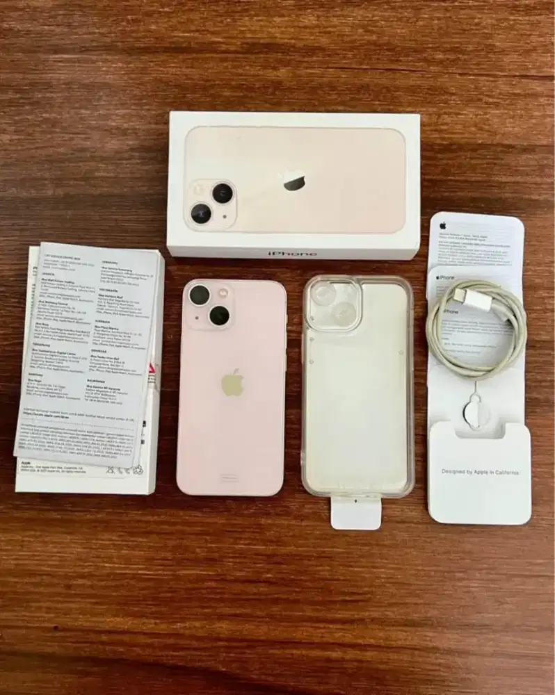 Iphone 13 Mini 128gb Pink IBOX Mulus Normal Malang Batu