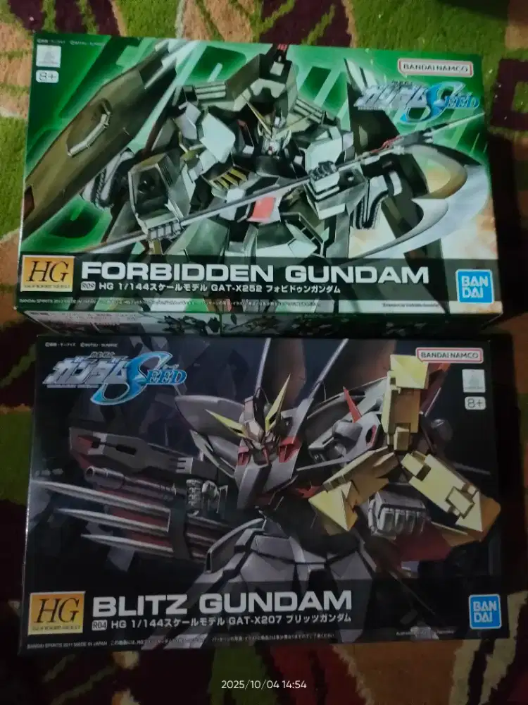 Set (2) gundam hg bandai