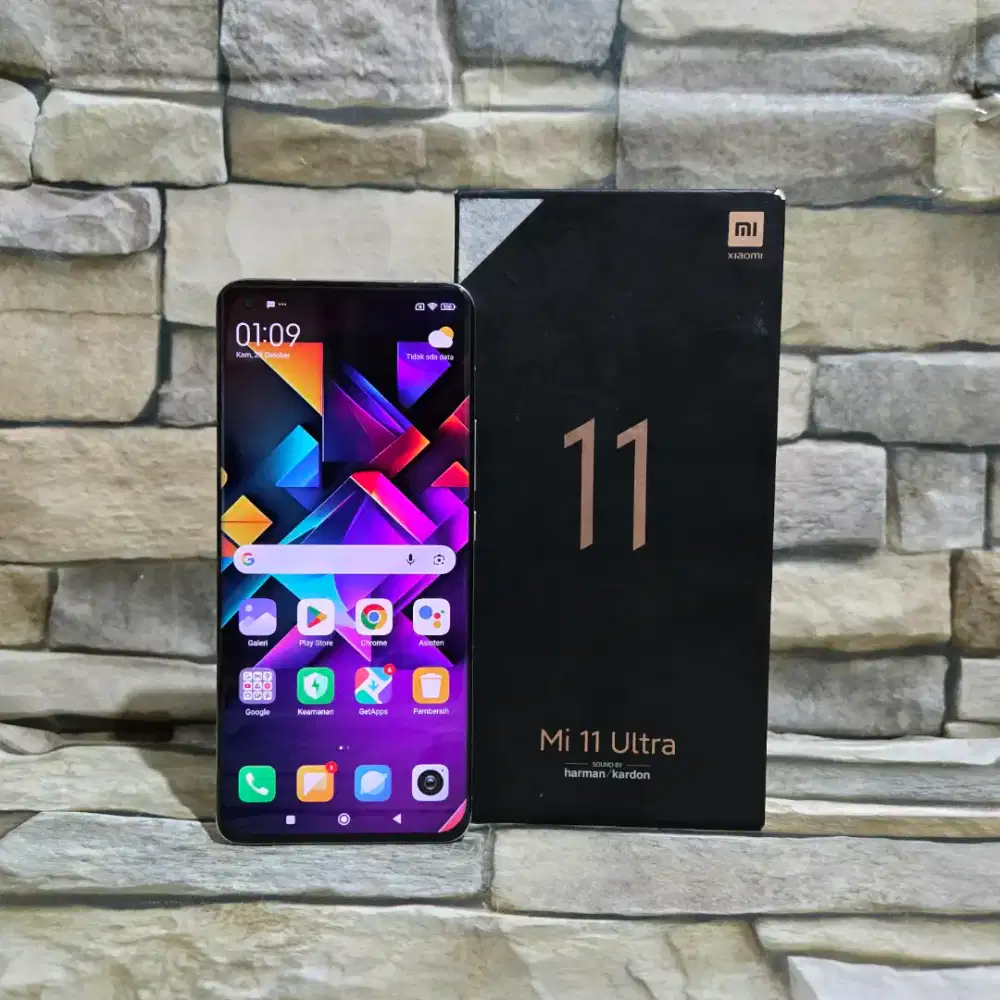 Xiaomi Mi 11 Ultra 12/256 White Fulset segel mulus 98%