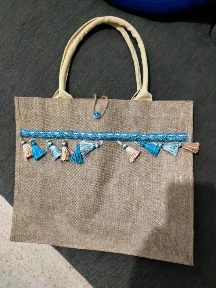 Tas baru bagus warna coklat bahan tebal