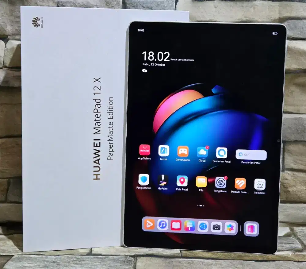 Huawei Matepad 12X Wifi White 12/256 Fulset segel mulus 98% Garansi