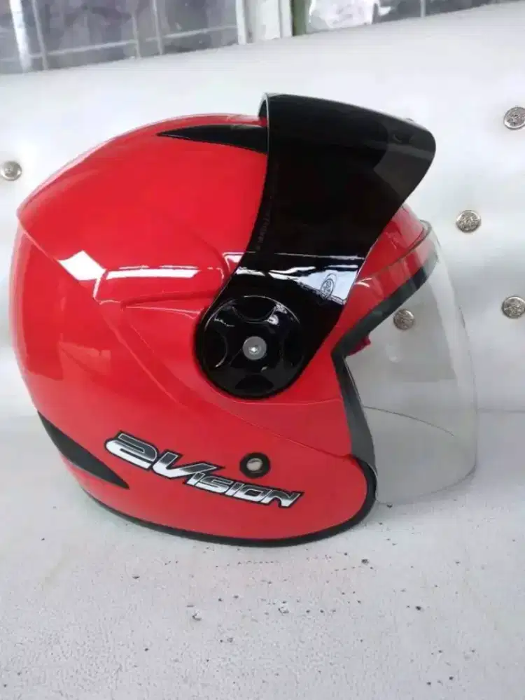 Helm kyt 2 vision merah ferrari size m