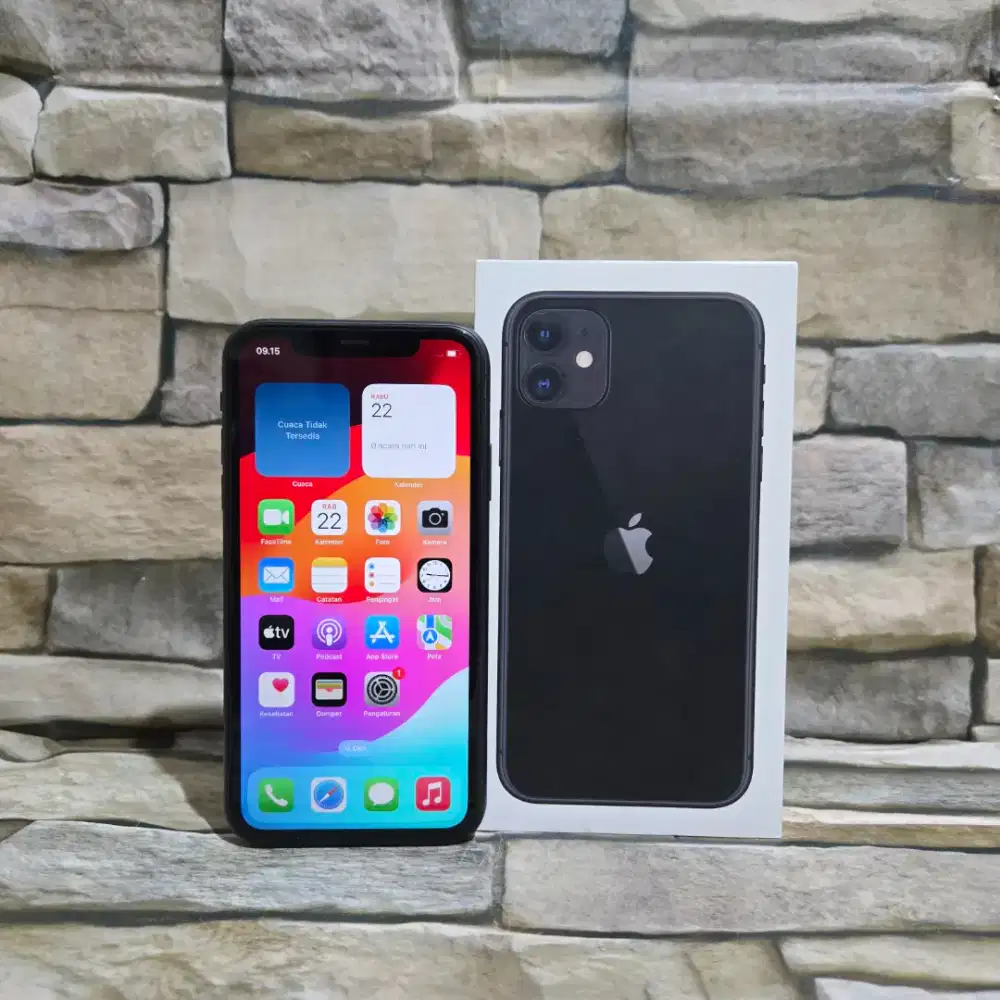 Iphone 11 64Gb Ex Ibox BH 84% Fullset Segel Normal Mulus 95%