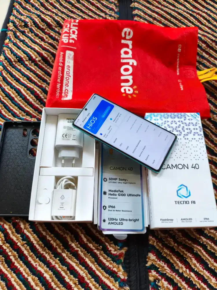 Tecno camon 40 ram 8/128 fullset original