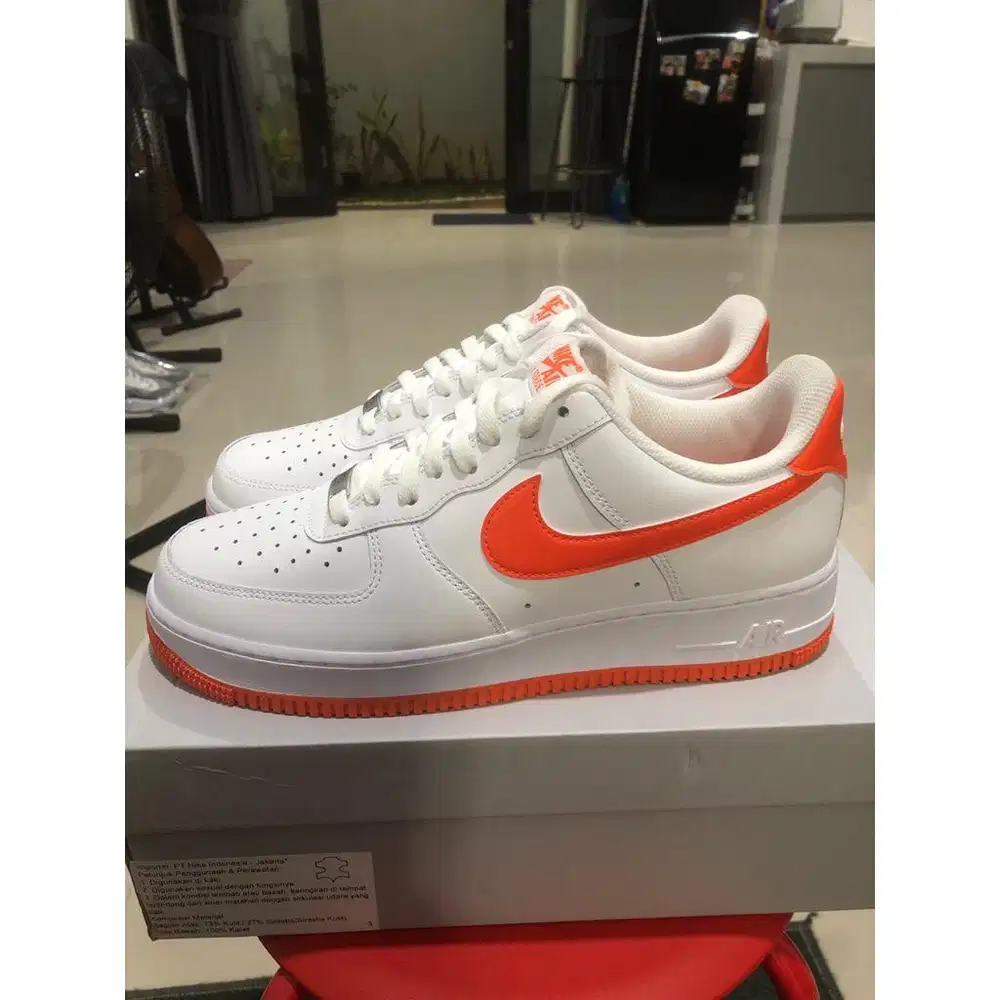Nike Air Force 1 Orange-White