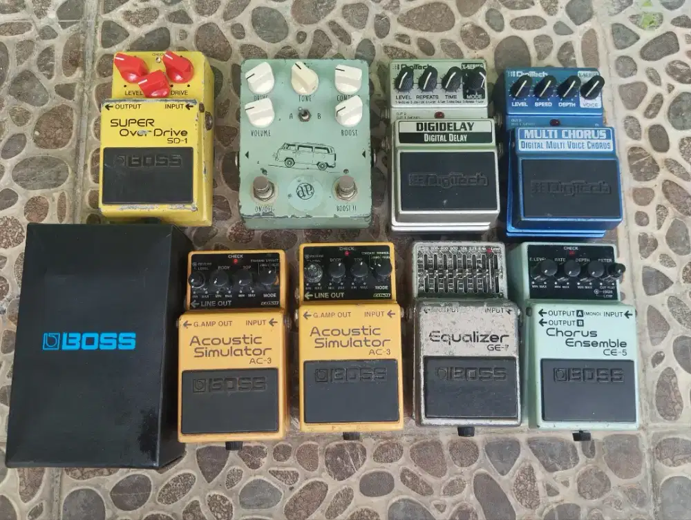 Efek Gitar Stombox Zoom , Digitech , Analogi Electronic