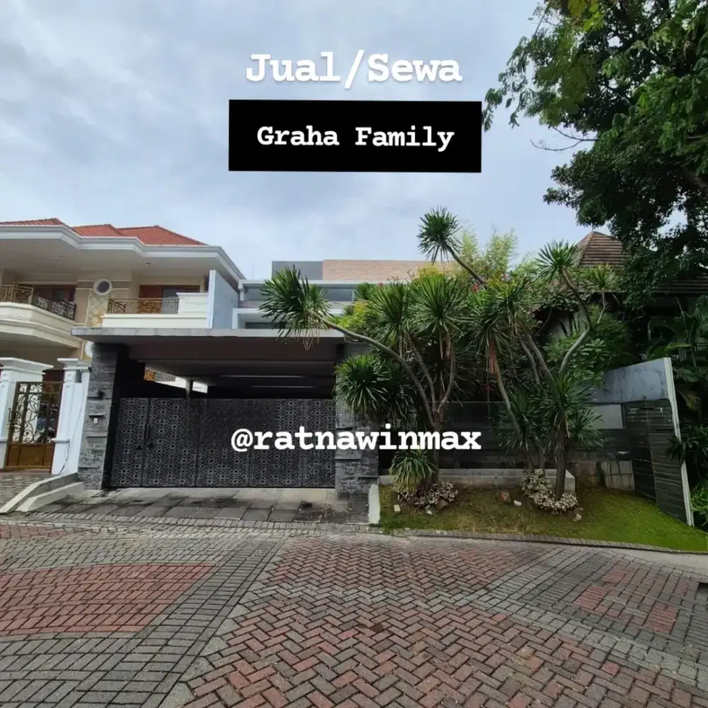 Jual/Sewa Rumah Mewah Minimalis GRAHA FAMILY*l