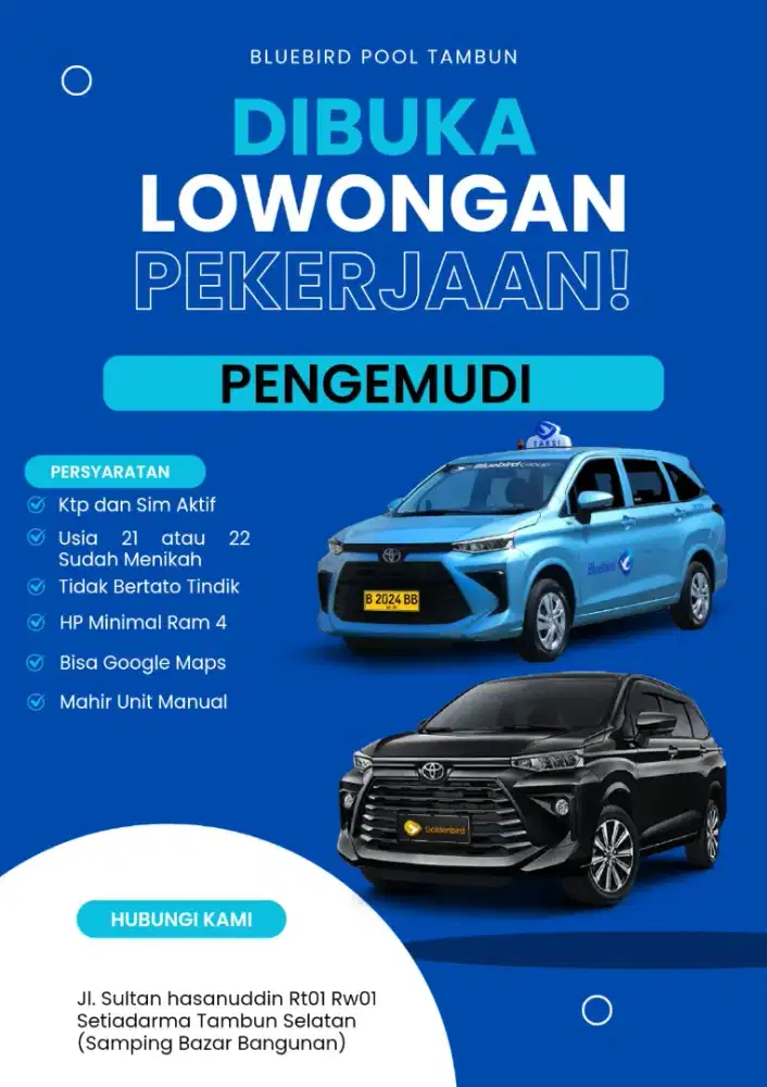 Dibutuhkan pengemudi