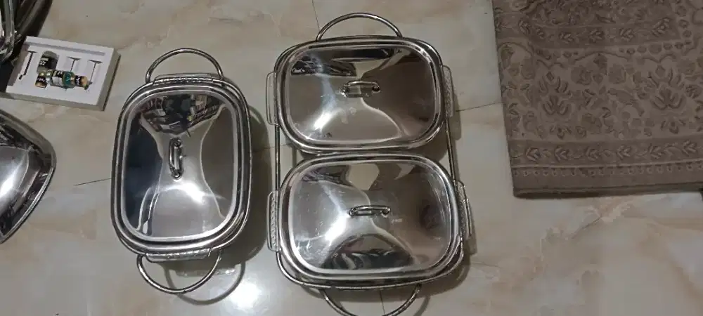 Dijual Prasmanan Pirex +Tungku by France