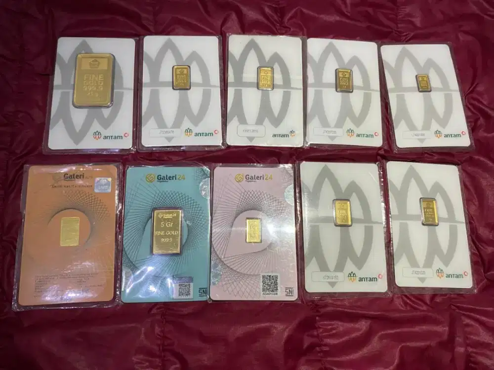 Emas ANTAM dan GALERI 24