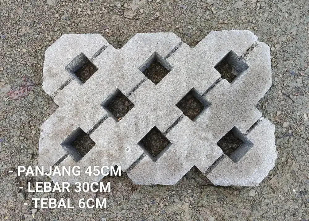 Gress blok abu press 6cm