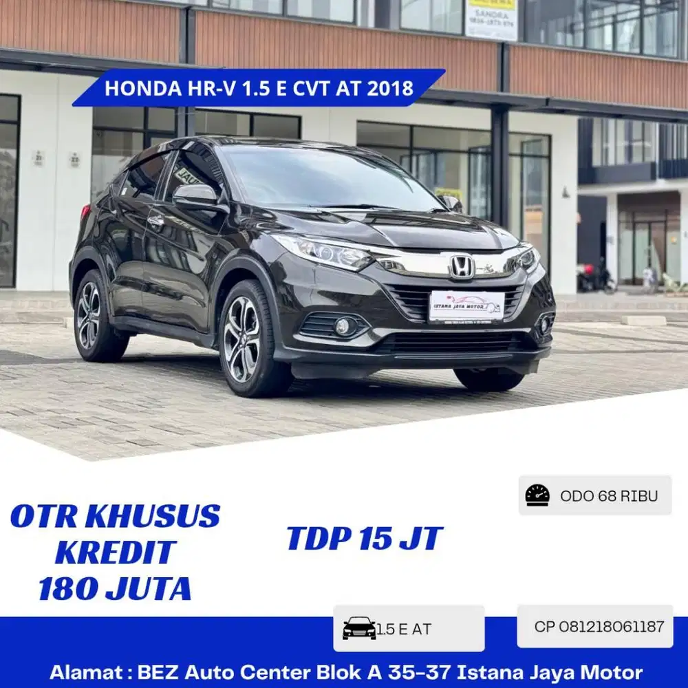 FULL RECORD Honda HR-V 1.5 E CVT AT 2018 Dark Olive
