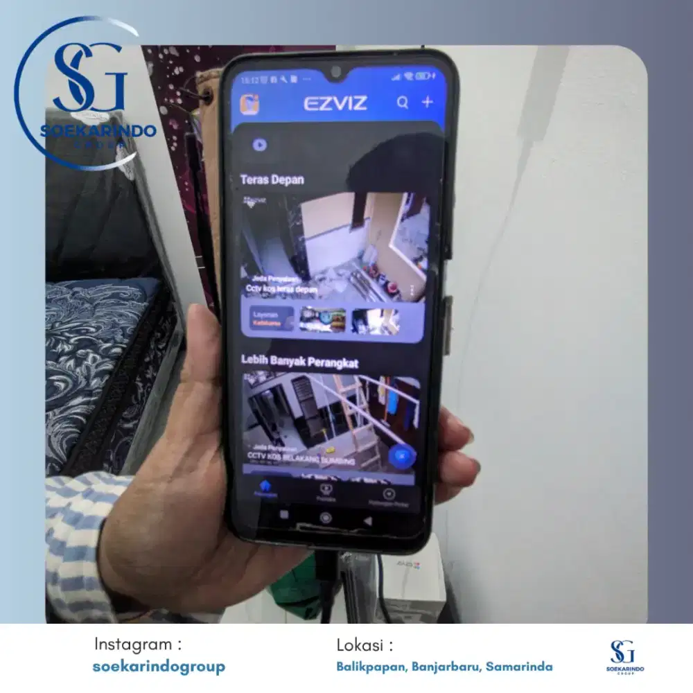 SMART CCTV EZVIZ KOMUNIKASI 2 ARAH