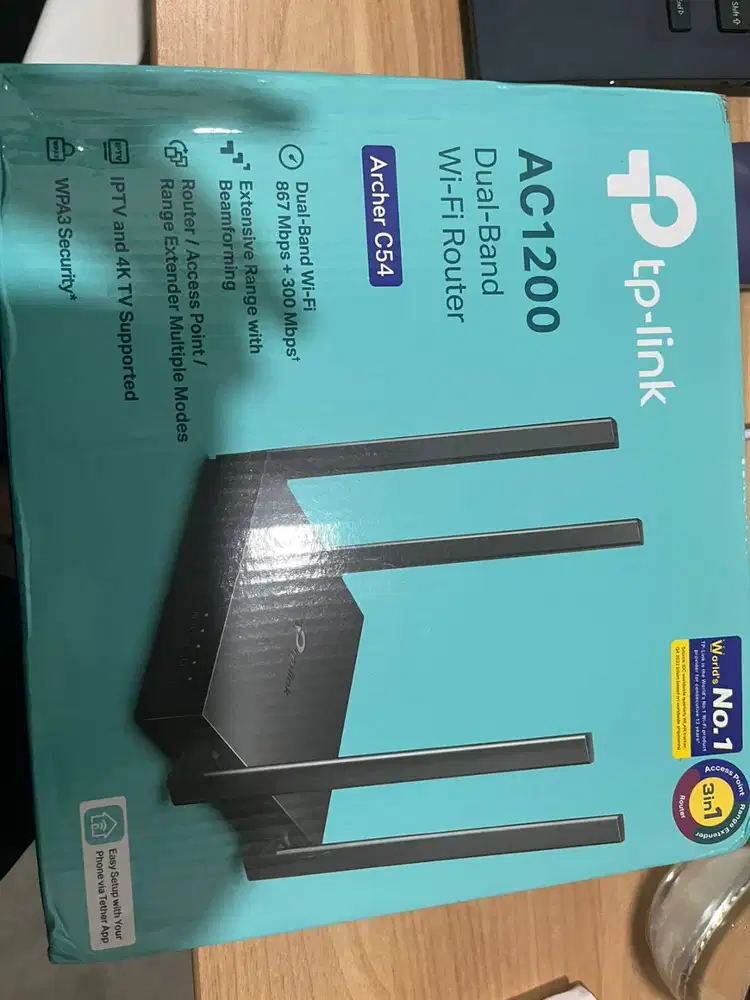 TP LINK Routher Tp-Link Archer C54 AC1200 Dual-Band Wi-Fi Router