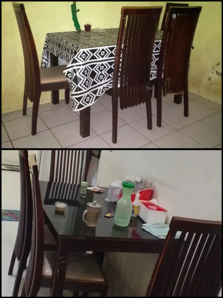Butuh Cepat, Meja Makan + Sofa Bed Kondisi Bagus - Peninggalan Ayah