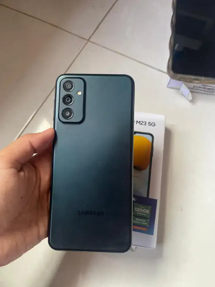 Samsung m23 5g fullset min retak