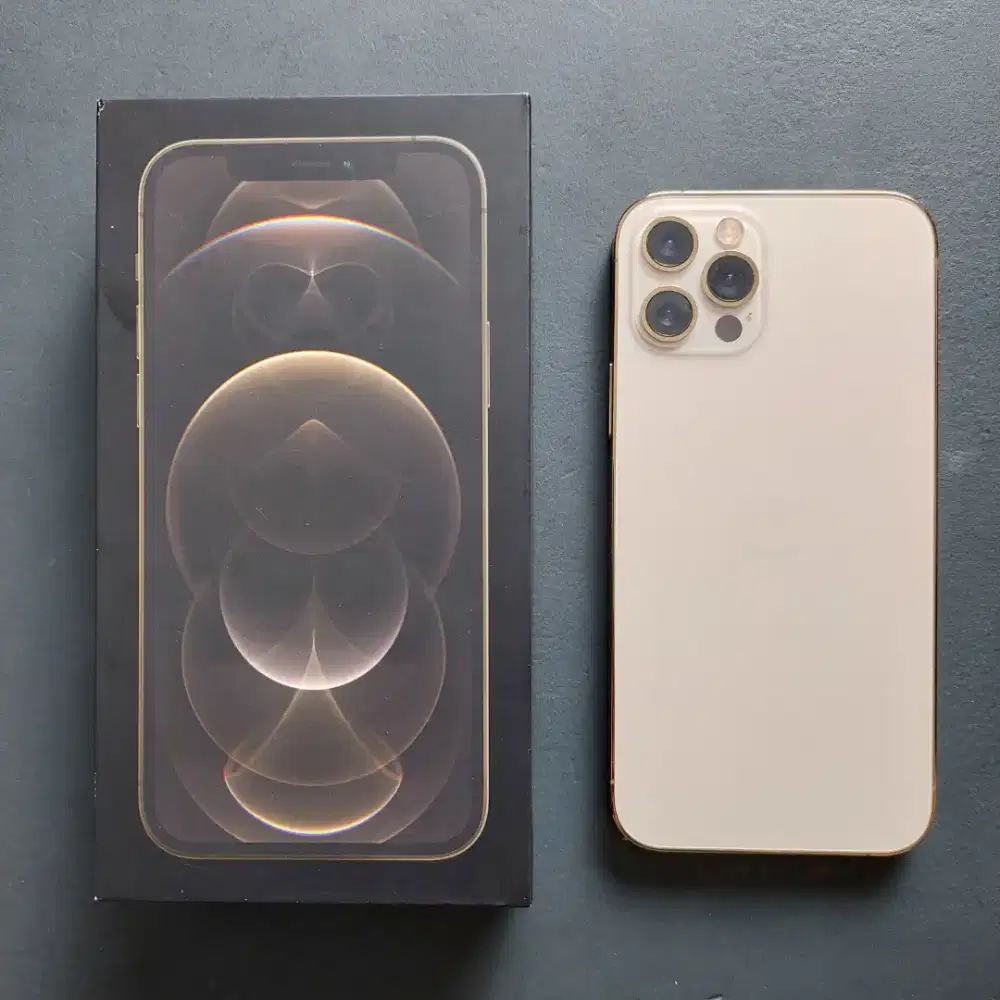 IPHONE 12 PRO 256GB GOLD EX GARANSI RESMI