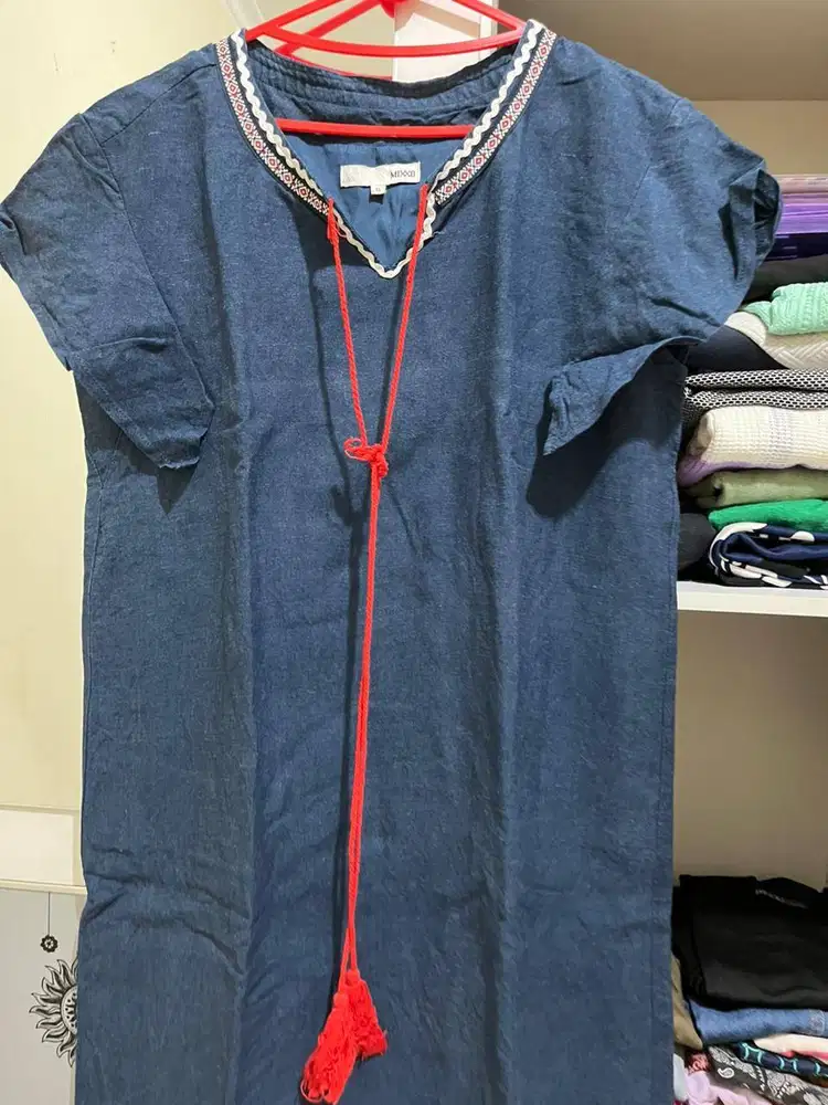 Preloved/ bekas/ thrifting dres bisa untuk santai atau kerjaa