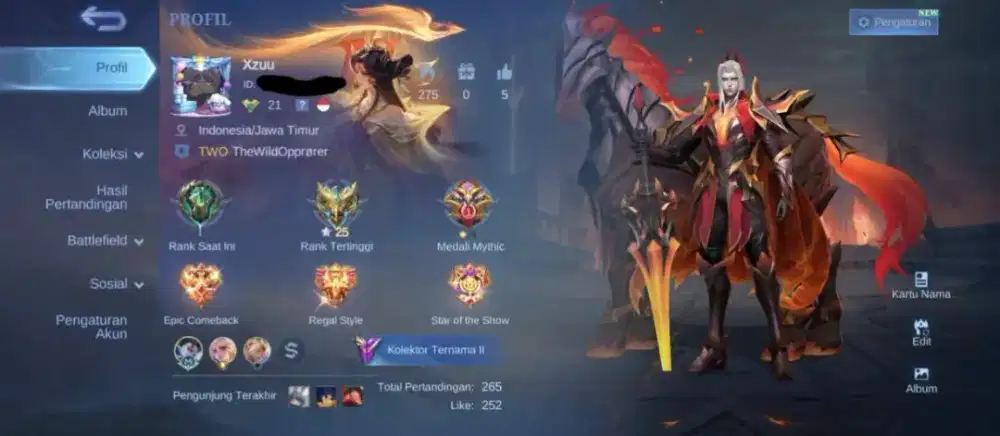 Jual Akun Game Mobile Legend