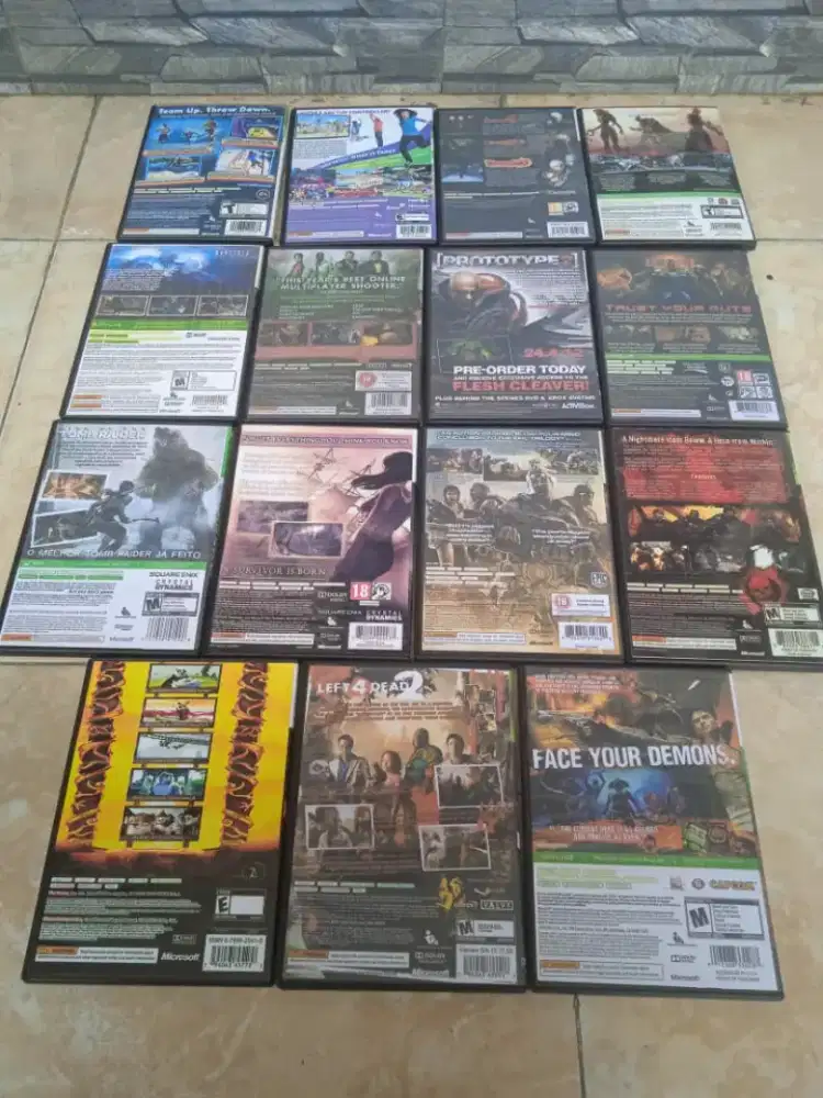 Kaset xbox 360 sisa stok mulus baru fullbox poris cipondoh