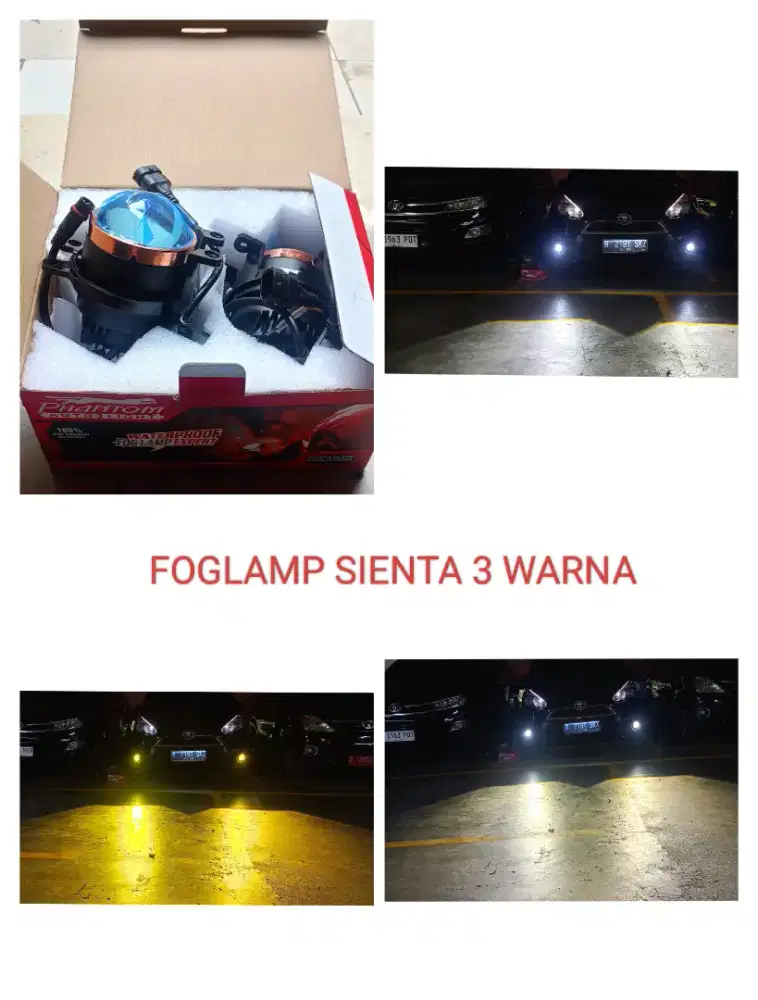 biled foglamp Sienta SM pasang sejadetabek