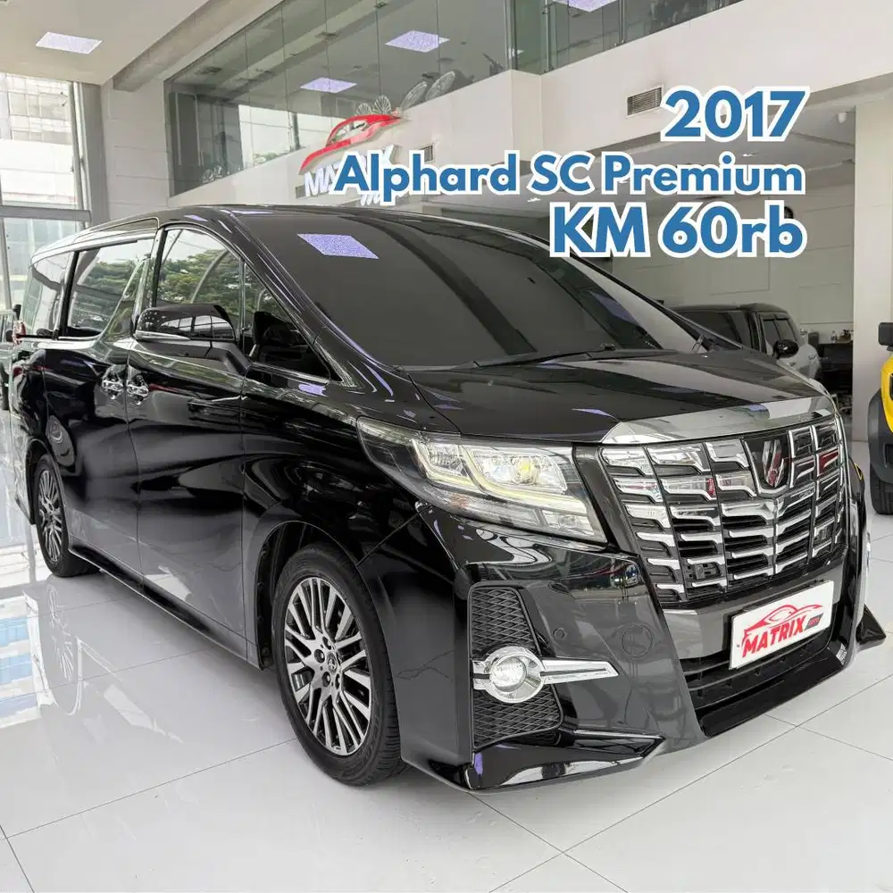 Toyota Alphard SC Premium Sound 2.5 2017 NIK 2016 Black CBU G Hitam