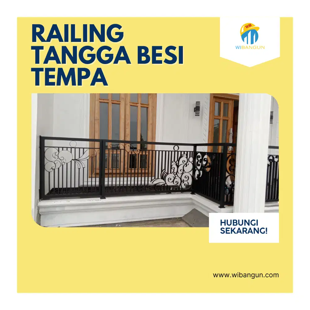 RAILING TANGGA BESI TEMPA