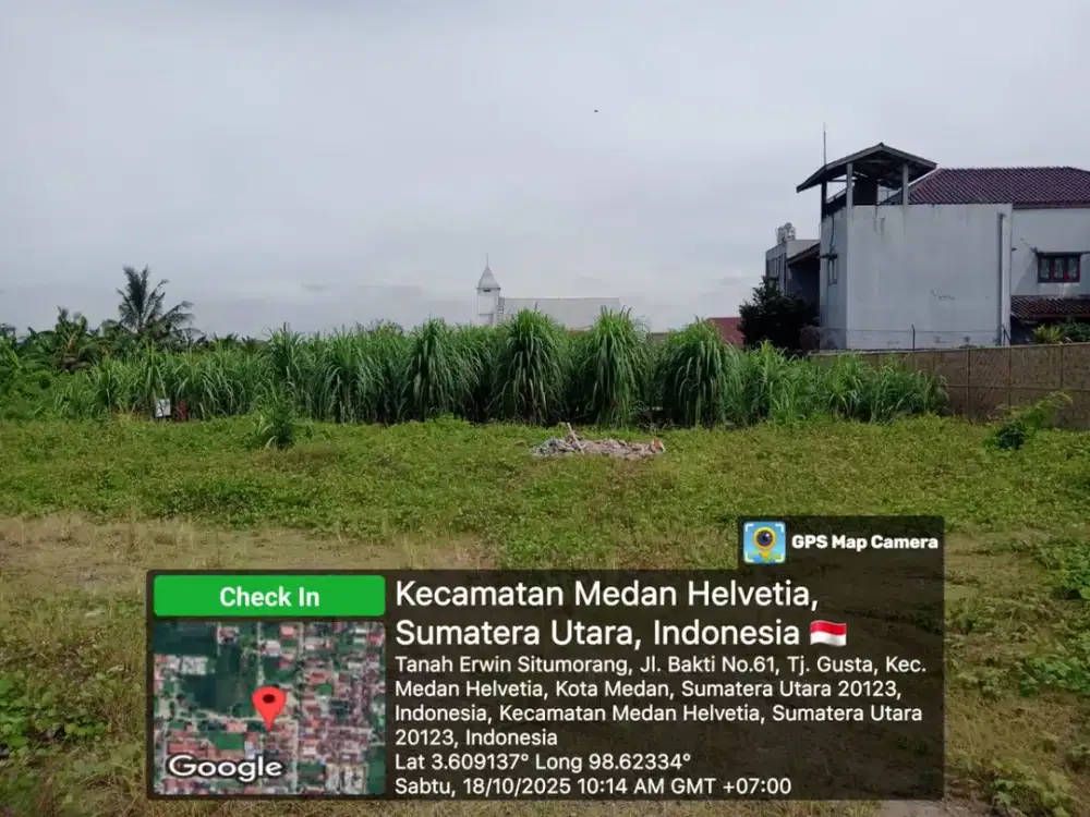 Dijual Tanah Jln.Bakti Tanjung Gusta Kota Medan