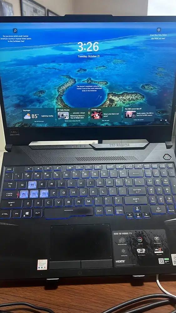 ASUS F15 i5gen 10th