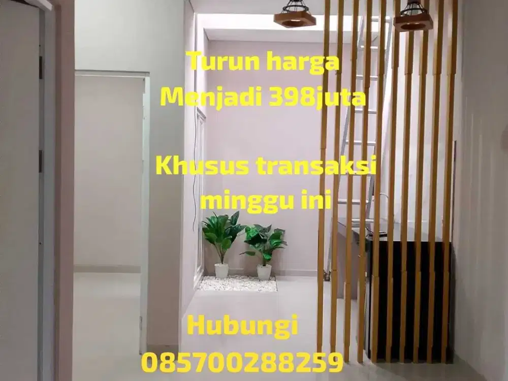 Dijual rumah dekat stasiun parung panjang murah 2 kamar