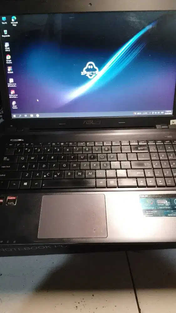 leptop asus k55d minus batre saja